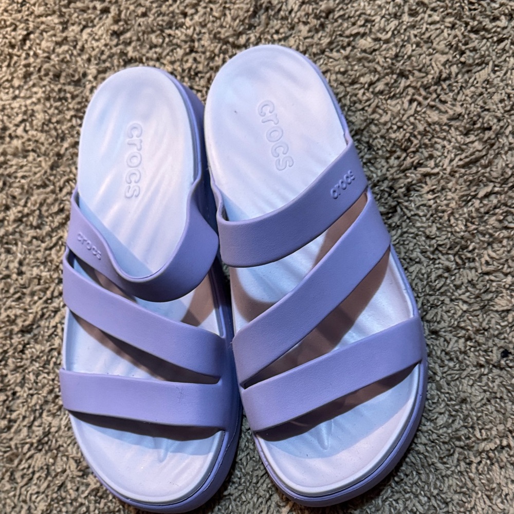 CROCS Light Purple Slide Sandals